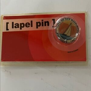 Vintage City of New Baltimore, MI Commerative pin for incorporation 1867-1967